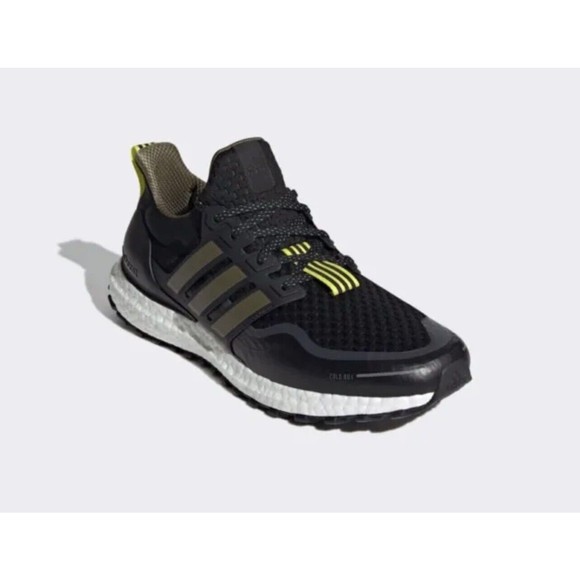 Adidas Ultraboost Cold.Rdy DNA Mens Running Shoes Core Black/Olive G54966 - Picture 1 of 9